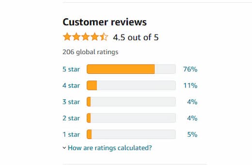 customer reviews on amazon