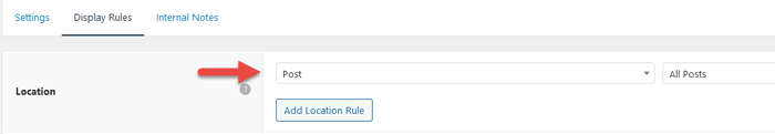 generatepress author box display rules settings